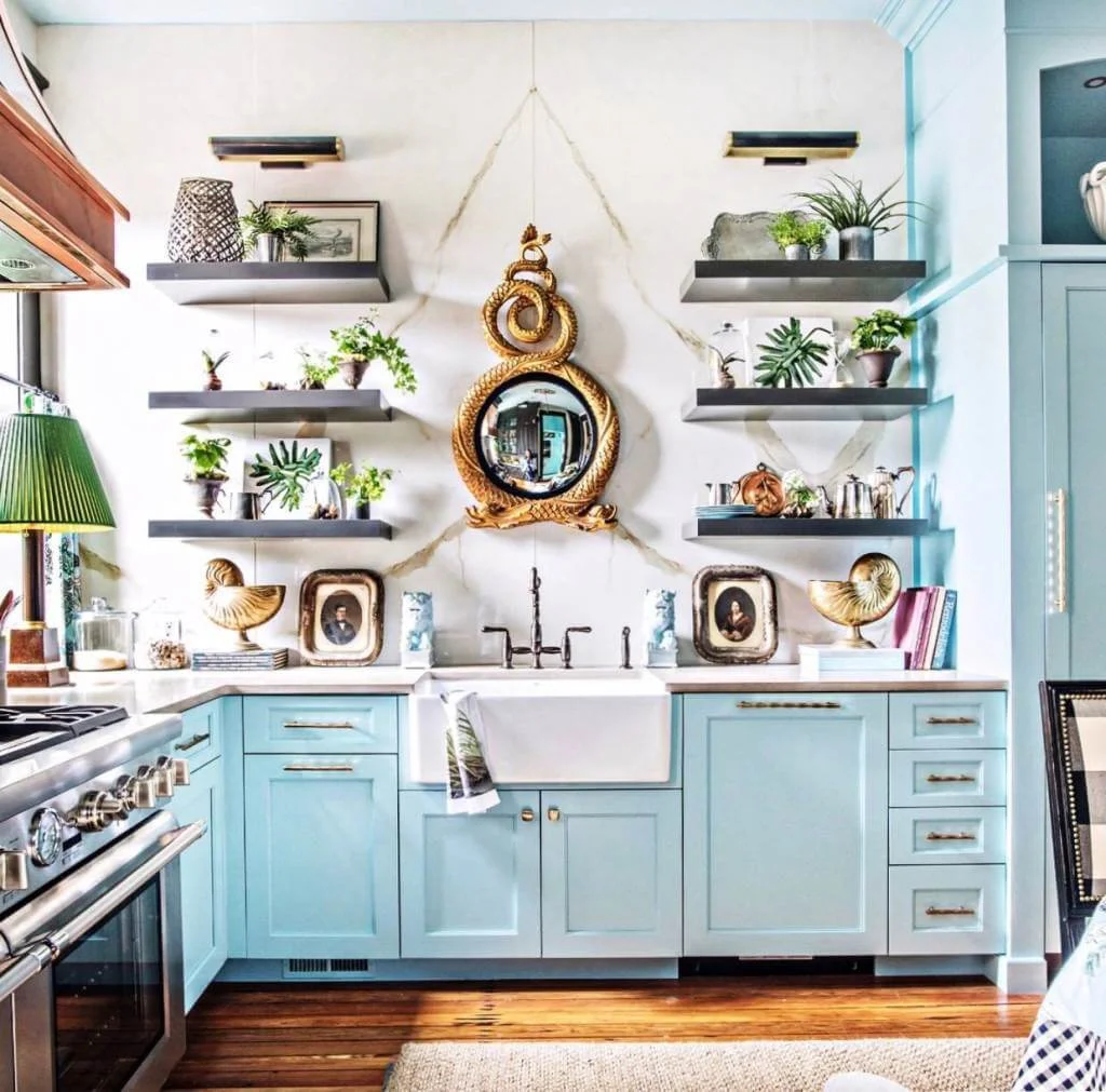 Southern Style Eclectic Kitchen Design