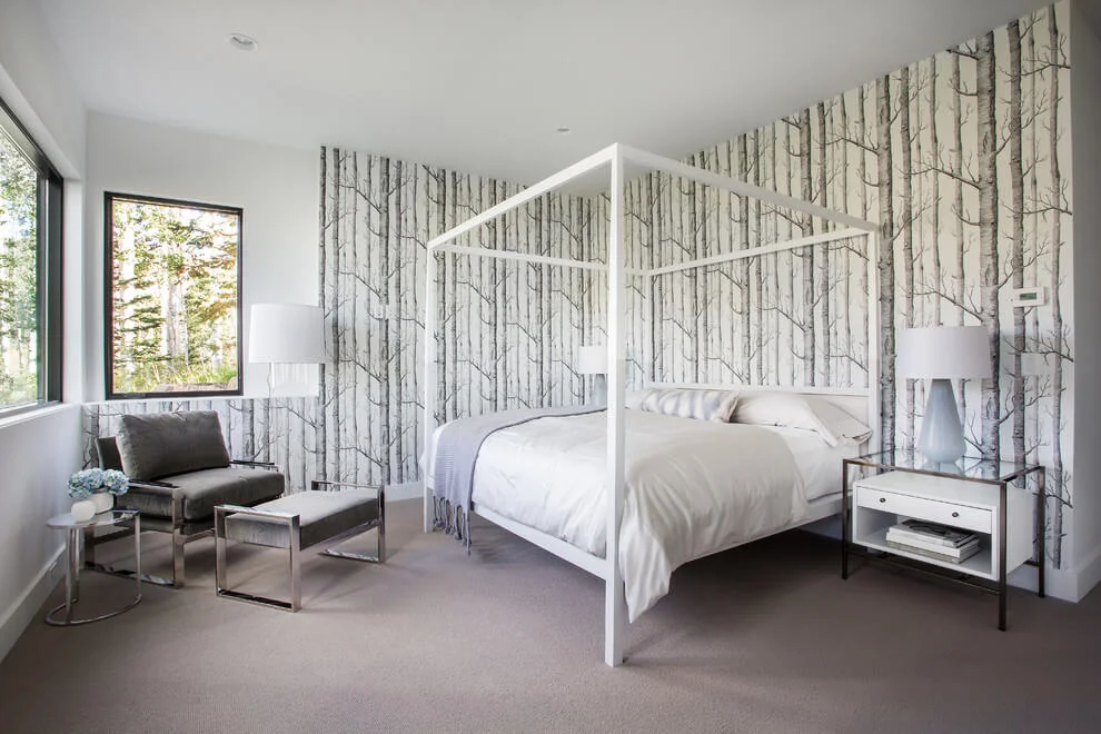 autumn trees wallpaper bedroom
