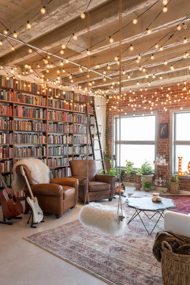warm and bright living room