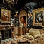 Black And Gold Living Room