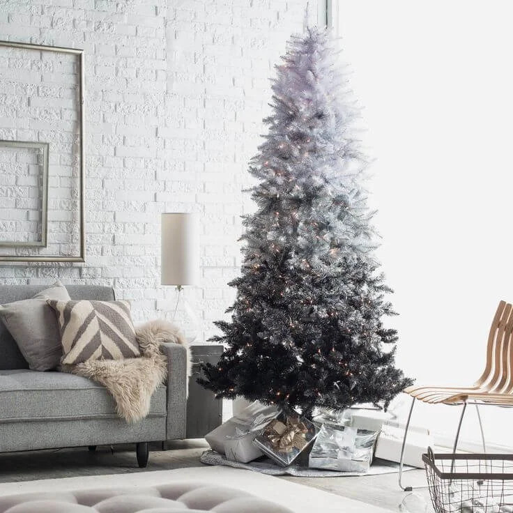 Black Ombre Christmas Decor