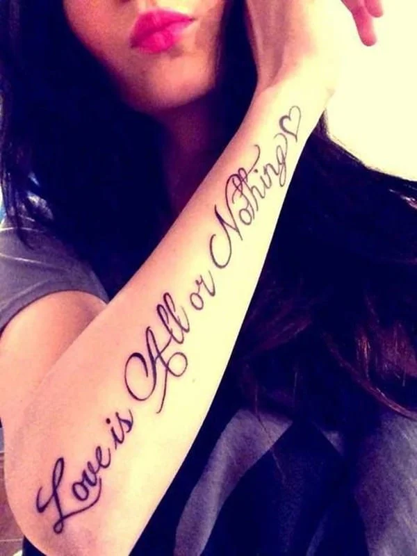 Side Arm Tattoo