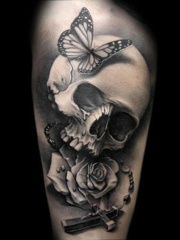 Skull Arm Tattoo