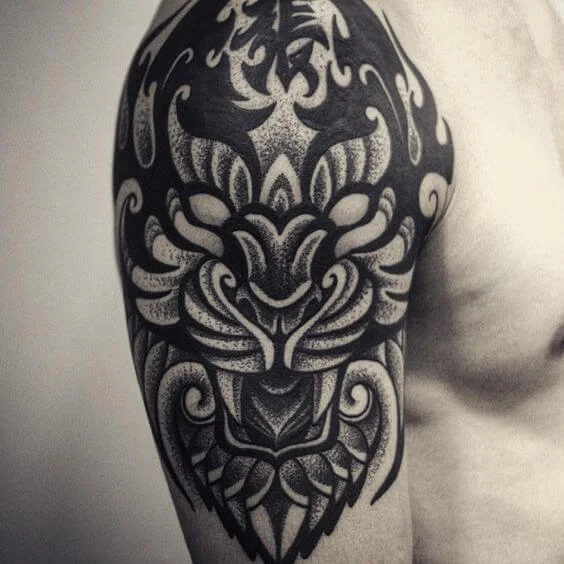 Tribal Tiger Tattoo