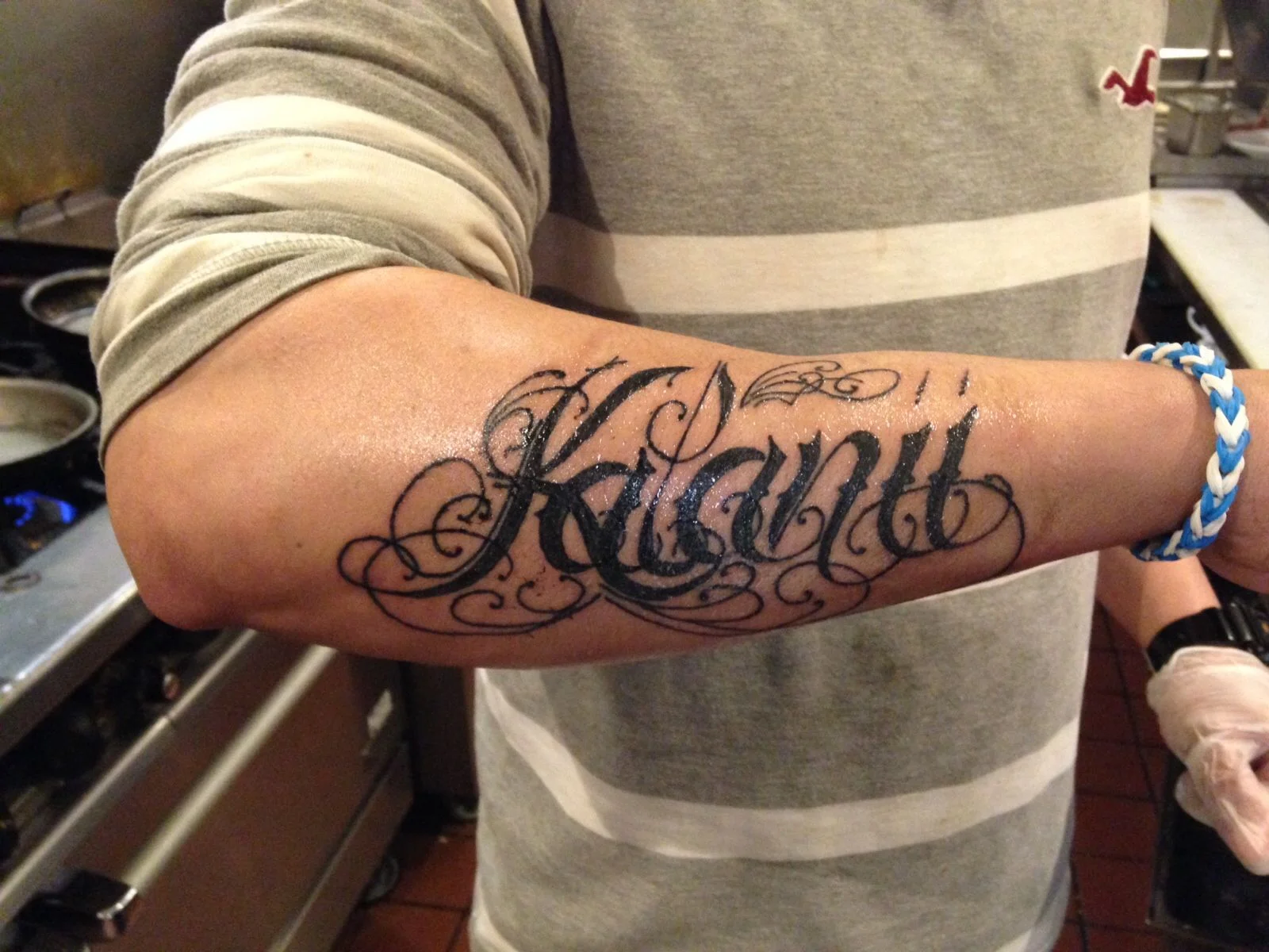 Name Arm Tattoo