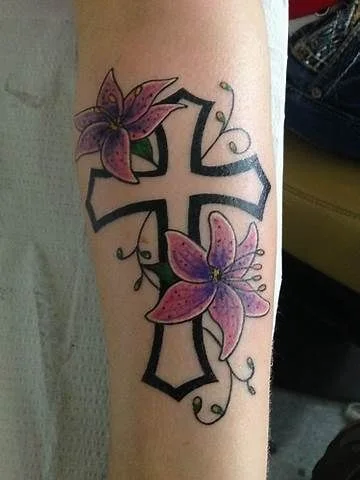 Tribal Cross Tattoo