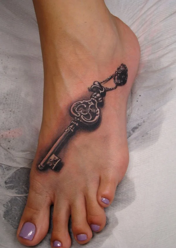 Tribal Foot Tattoo