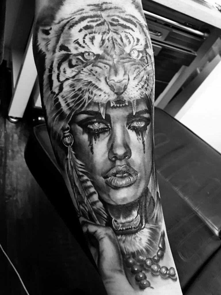 Tribal Warrior Tattoo