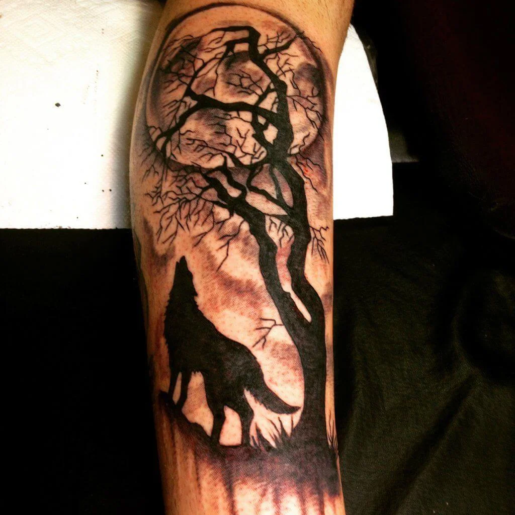 Lone Wolf Tattoo