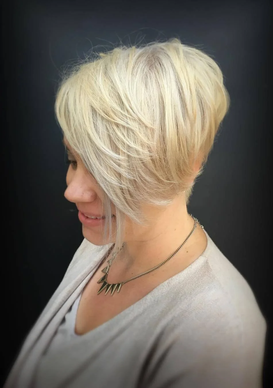A Line Bob Haircuts