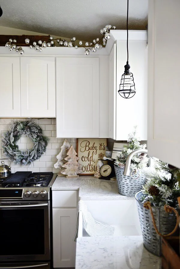 Beach Style Kitchen Christmas