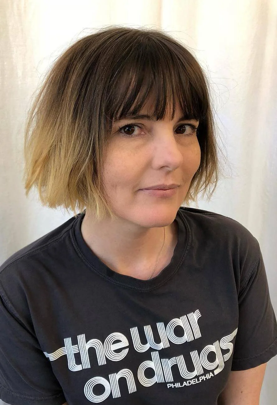 Bob Haircuts with Bangs