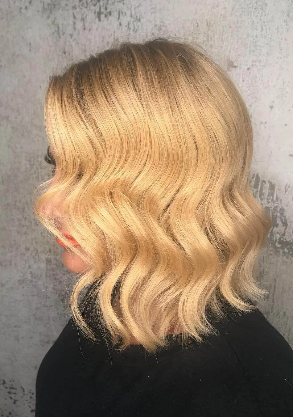 Dark Blonde Curls - Cute Bob Hairstyles
