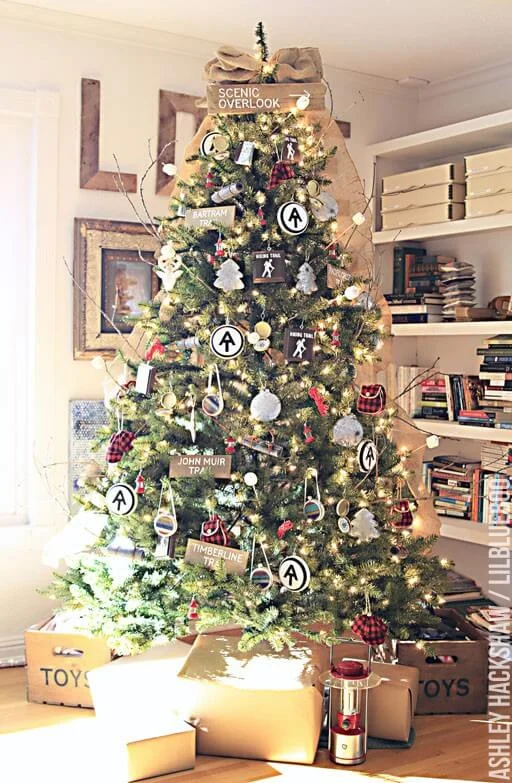 DIY Camping Christmas Tree Ornaments