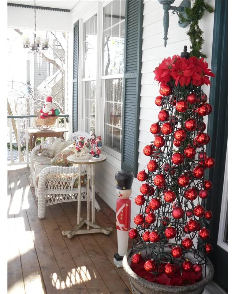 DIY Front Porch Decor For Christmas