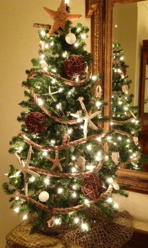 DIY Table Top Christmas Tree Decor