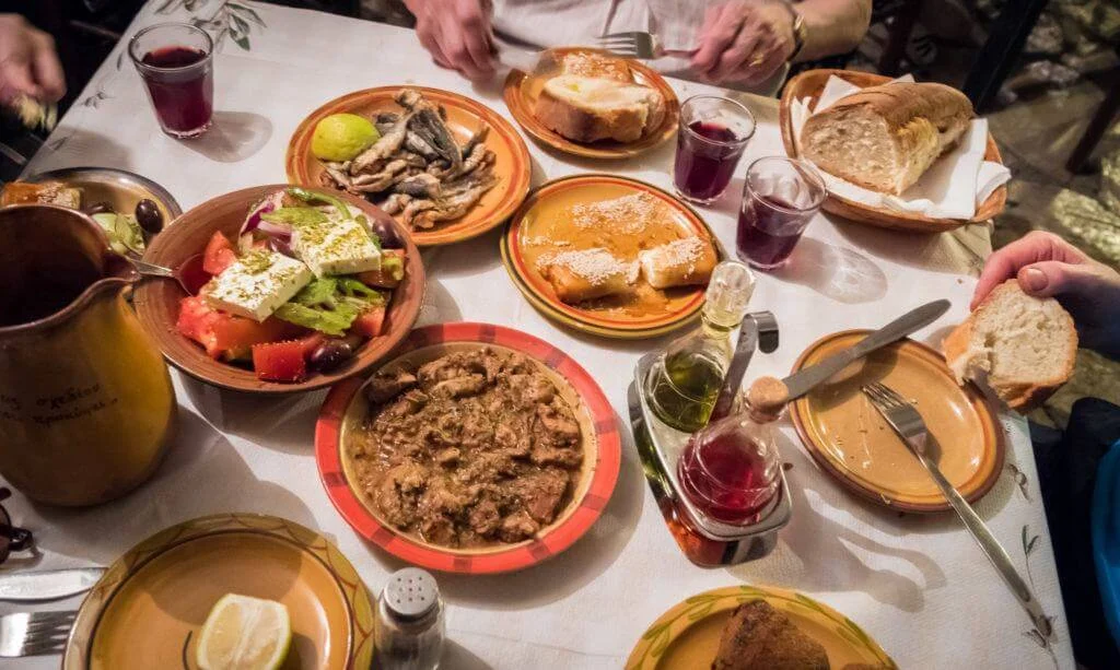 Delicious Local Food Corfu Island