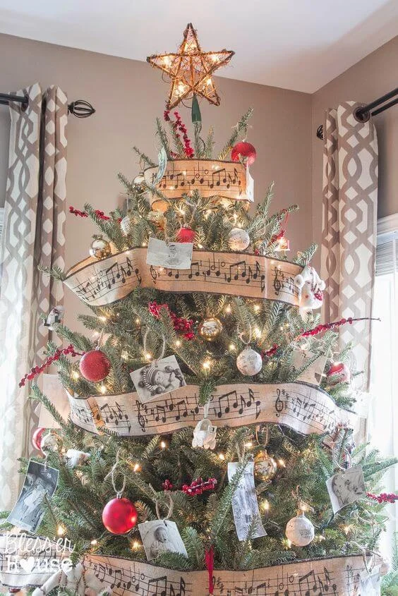Family Photos As Vintage Tree Ornaments