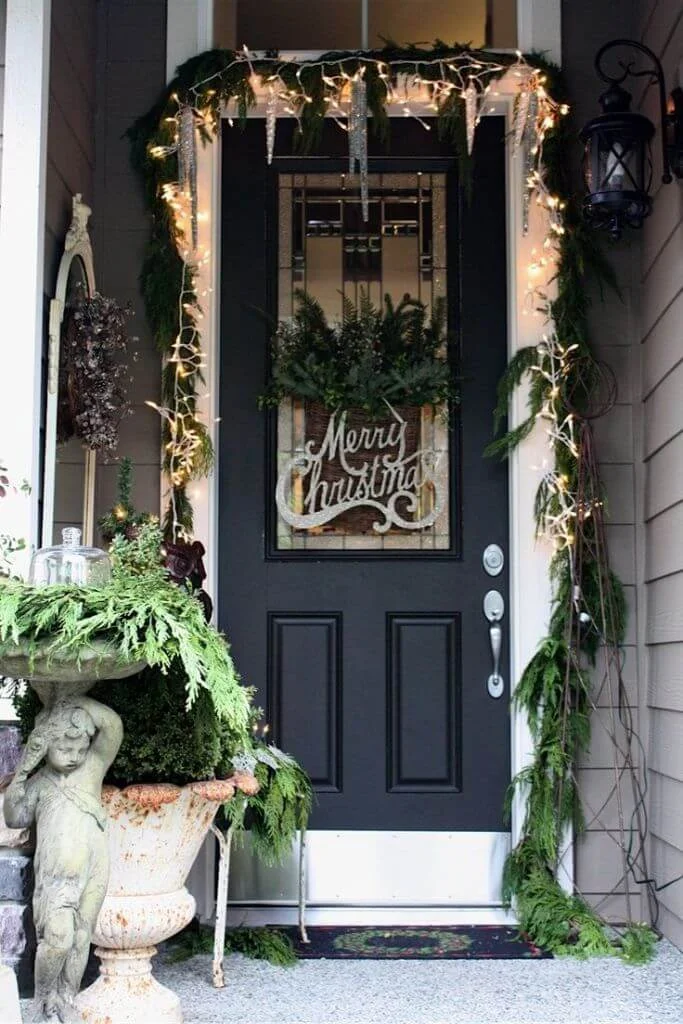 Front Door Christmas Signs Decor