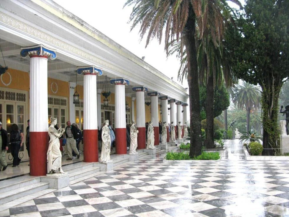 Inside Achilleion Palace Corfu
