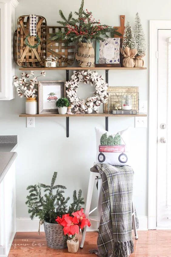 Kitchen Shelf Christmas Decoration