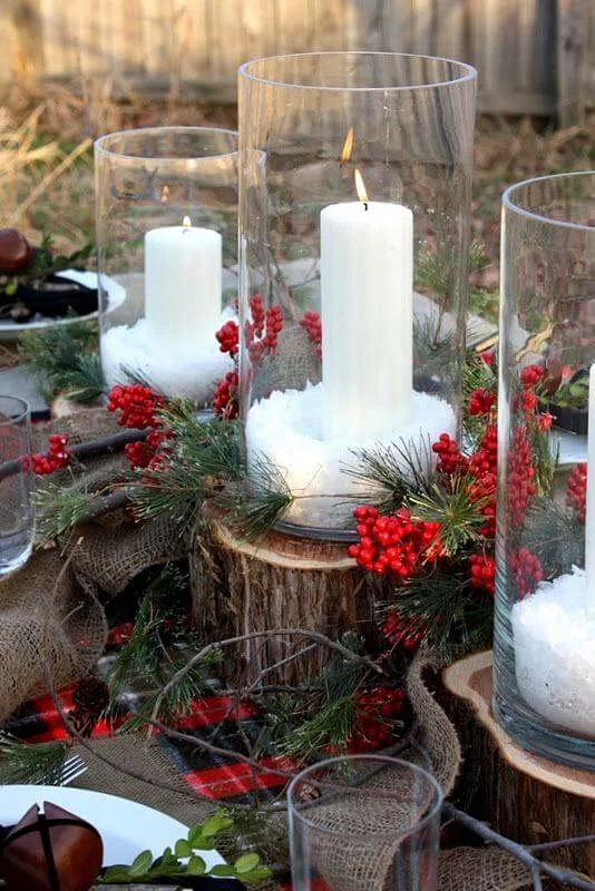 Outdoor Garden Table Ice Decoration
