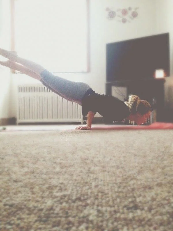 Peacock Yoga Pose