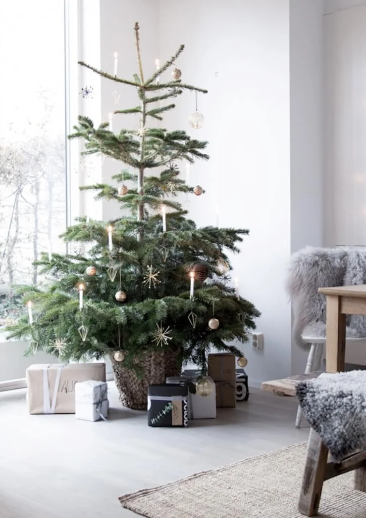 Scandinavian Minimal Vintage Christmas Decor