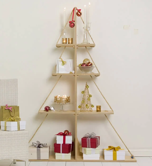 Space Saving Wall Shelf Tree