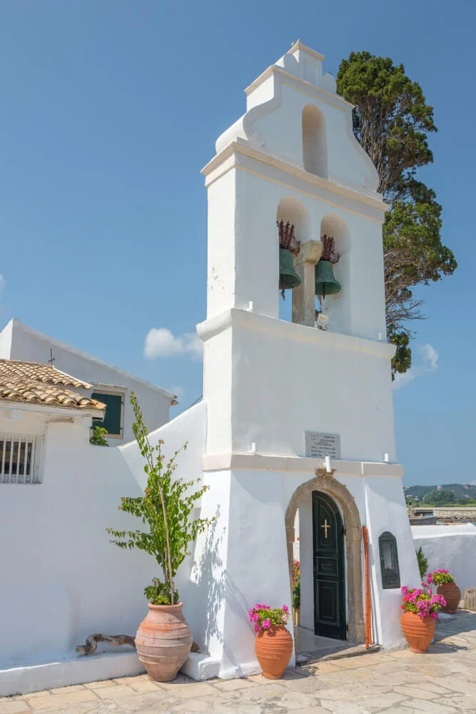 Vlacherna Monastery Entrance Corfu