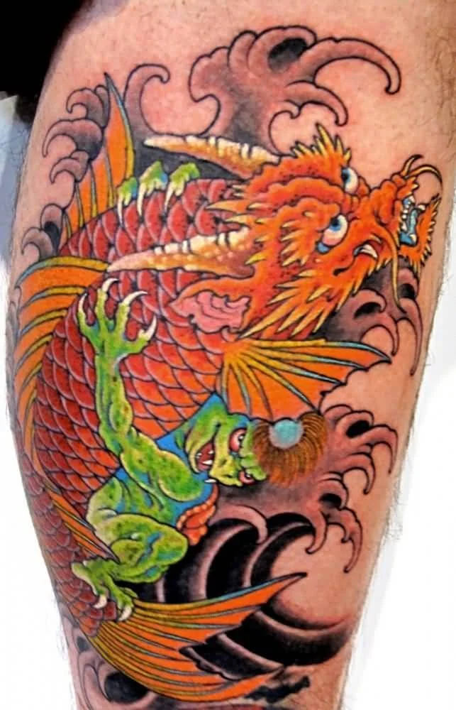 Koi Dragon Tattoo