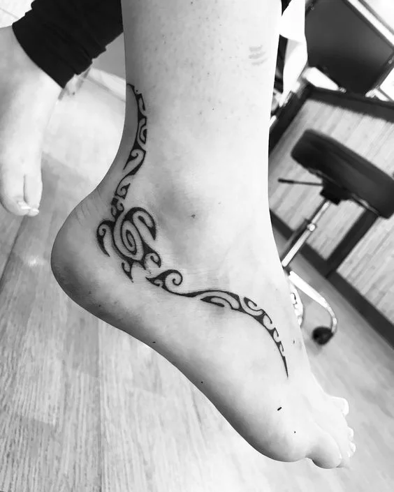 Ankle Maori Tattoo