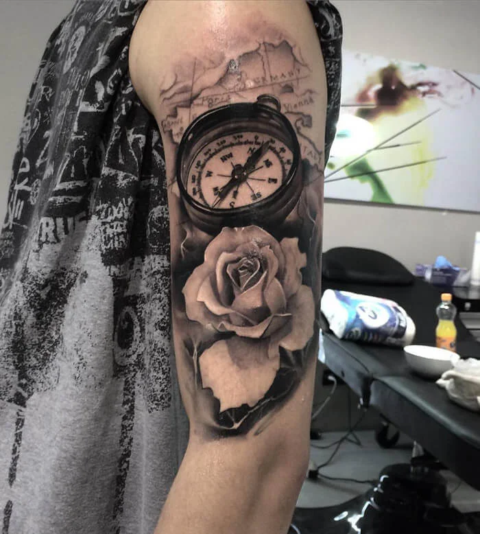 Compass Rose Tattoo