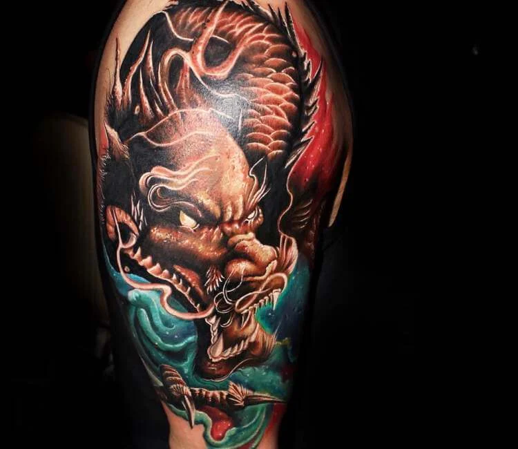 Japanese Dragon Tattoo