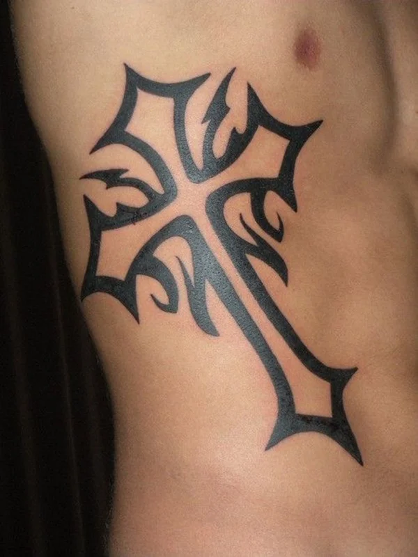 tribal cross tattoos