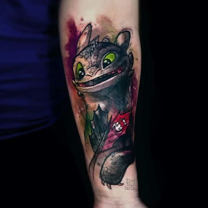 How To Train Your Dragon Tattoo