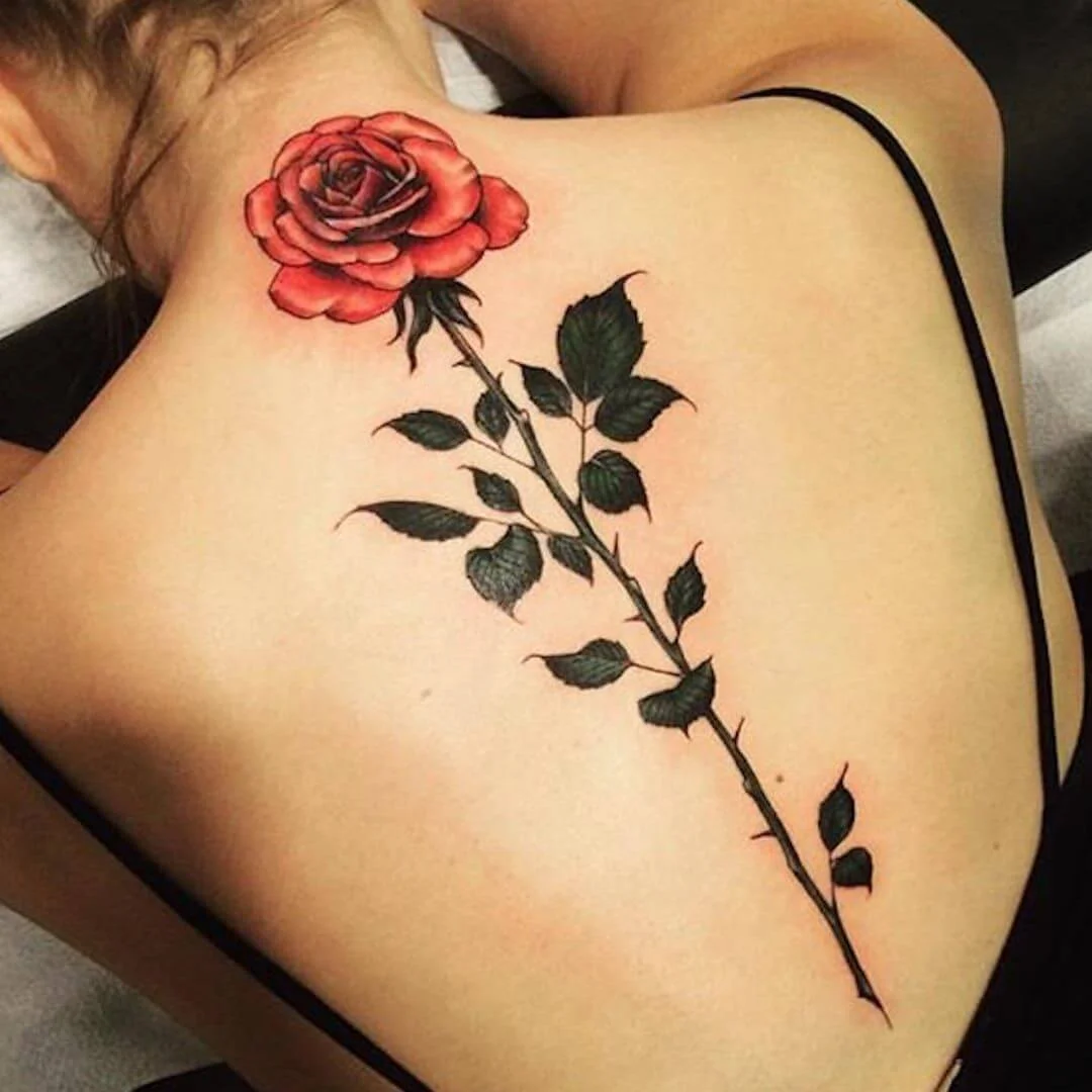 Back Rose Tattoo