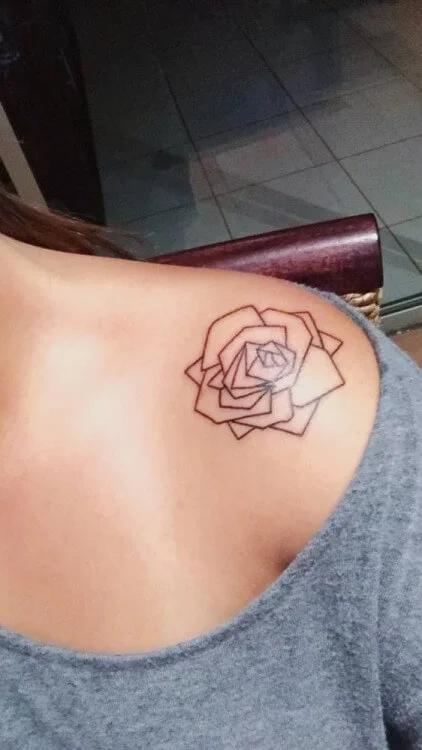 Small Tattoo On Shoulder