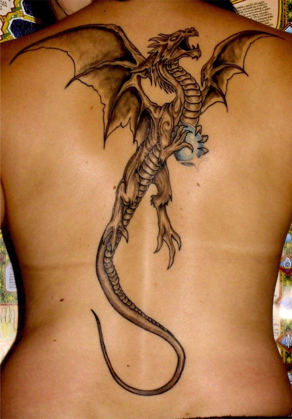 Back Dragon Tattoo