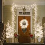Christmas Lights Front Door Decor