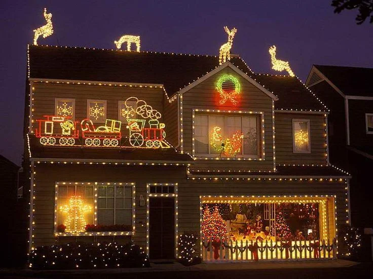 Christmas Lights Whimsical Decor