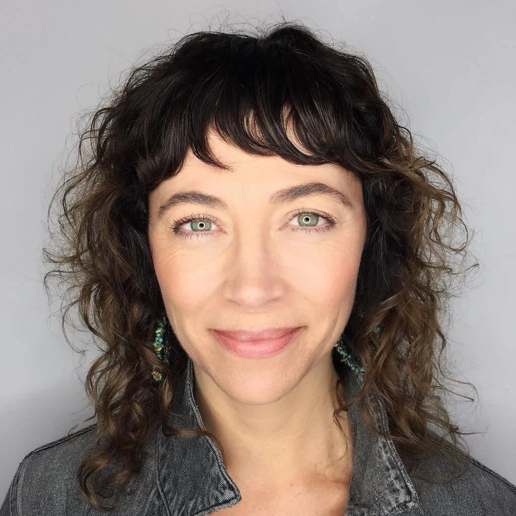 Curly Hairstyles With Bangs