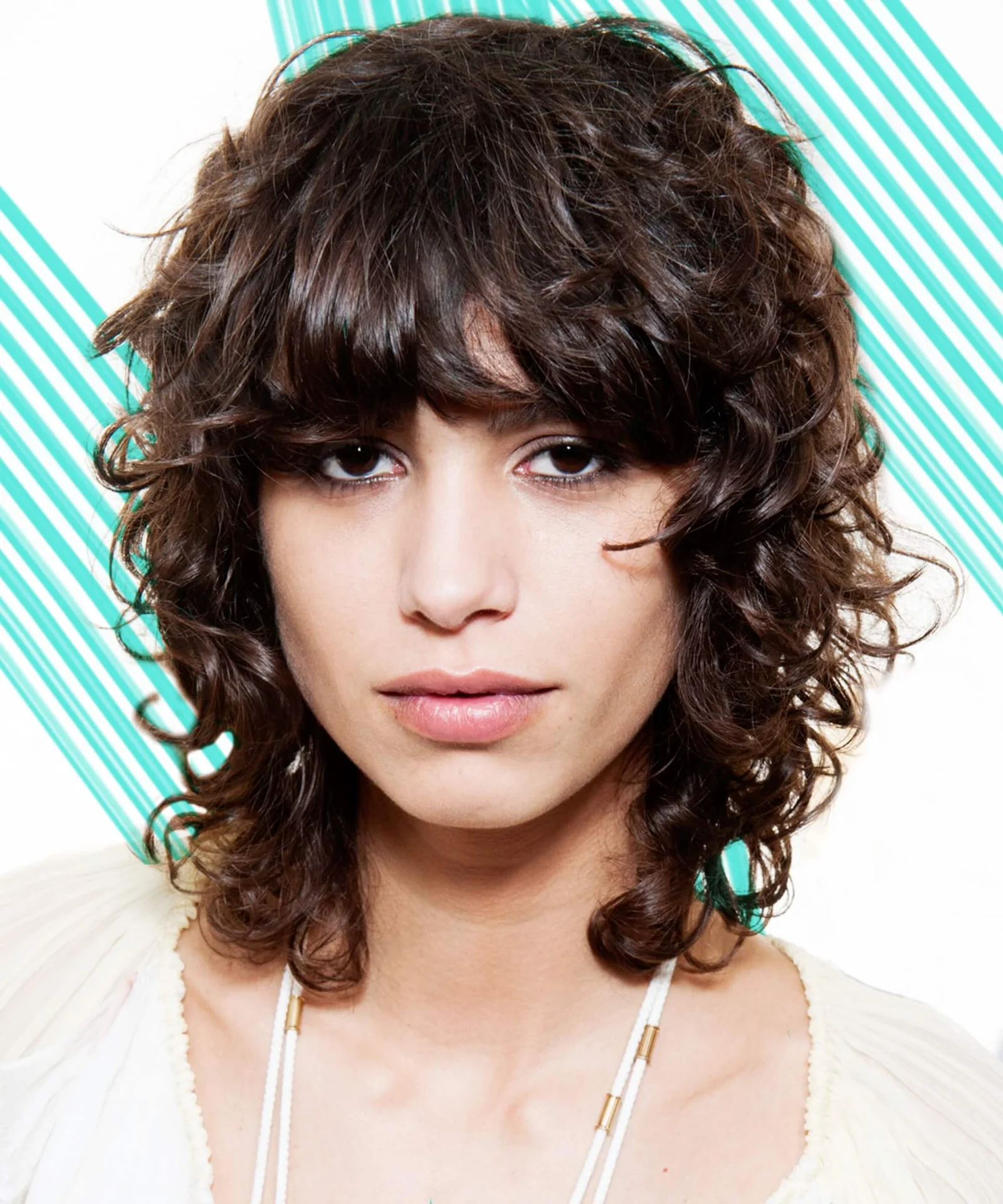 Curly Hairstyles With Bangs