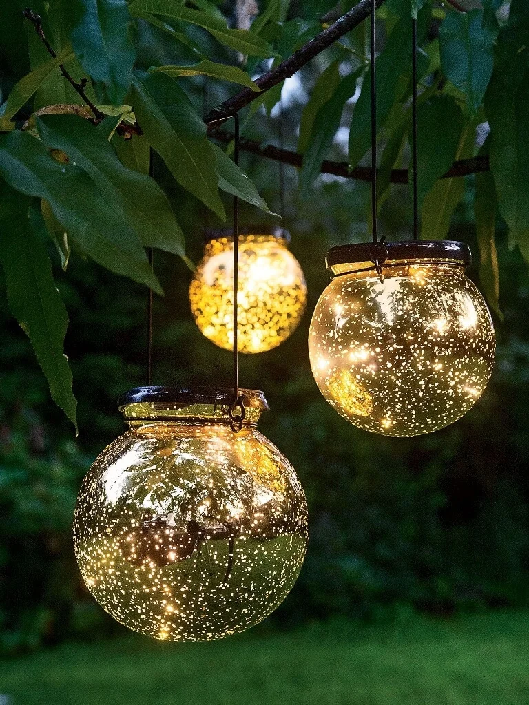 Hanging Lanterns Garden Decor