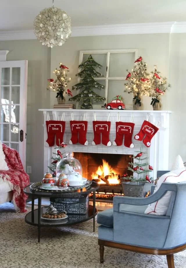Living Room Whimsical Christmas Decoration