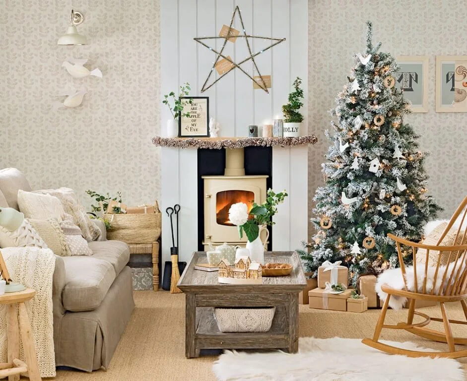 Scandinavian Minimal Rustic Christmas