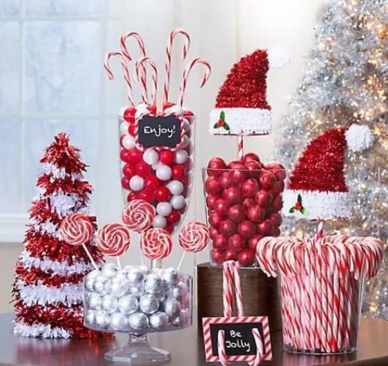 Whimsical Christmas Table Decor