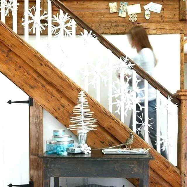 Winter Snowflakes Staircase Decoration