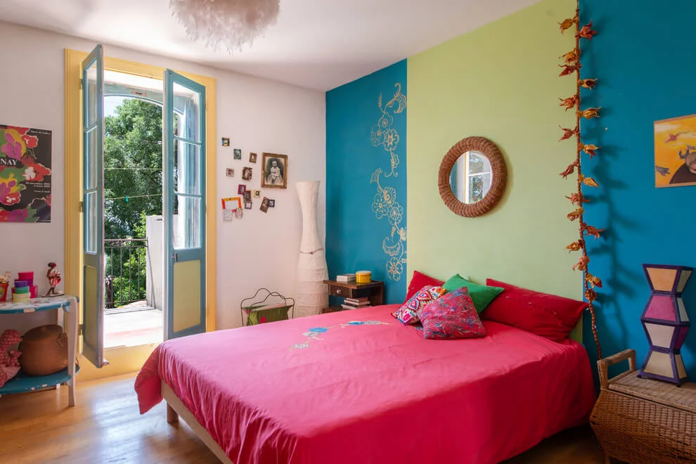 Bohemian Inspired Eclectic Bedroom Design