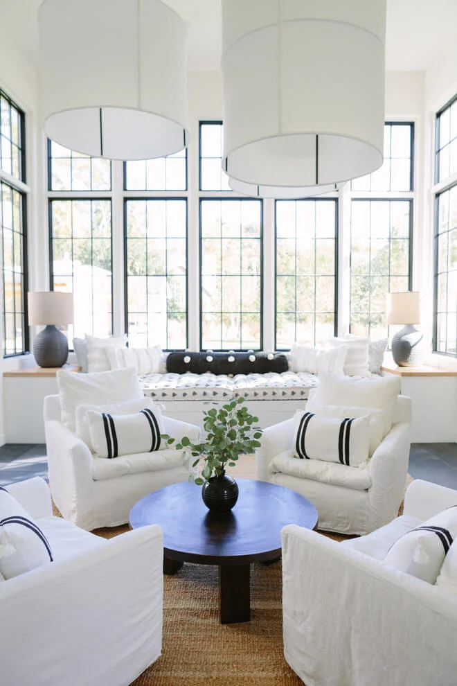 Classic Black White Coastal Decor